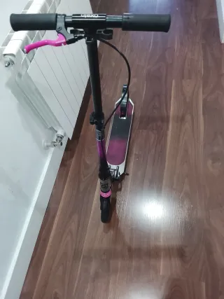 Patinete Oxelo MID 9 Pink rosa y negro