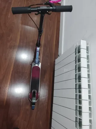 Patinete Oxelo MID 9 Pink rosa y negro