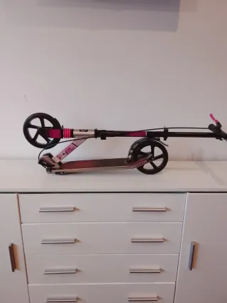 Patinete Oxelo MID 9 Pink rosa y negro