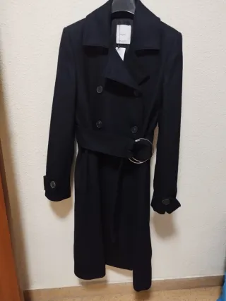 Abrigo de lana Mango