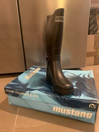 Botas de agua Mustang negras