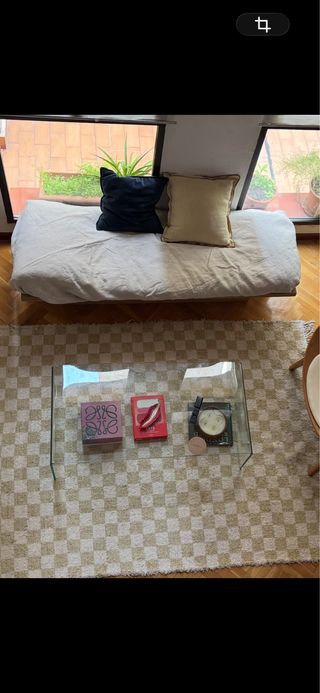 Alfombra Zara Home Cuadros 210x155cm