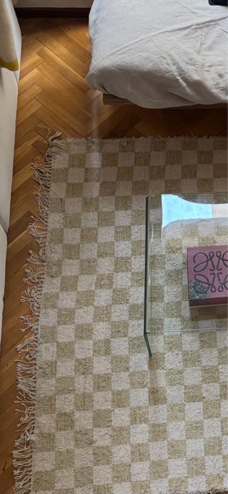 Alfombra Zara Home Cuadros 210x155cm