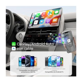 Ottocast Mini Pot Adaptador CarPlay Android Auto