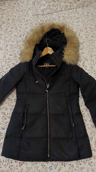 Plumífero Zara Negro Talla S