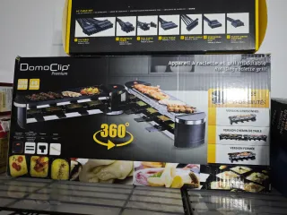 DomoClip Raclette y Parrilla Modular