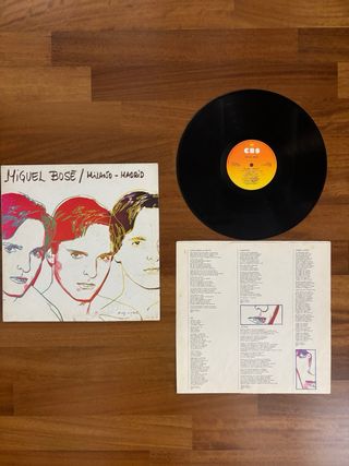 Vinile Miguel Bosè - Milano Madrid