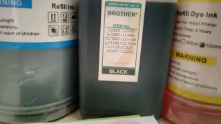 Tinta Brother Cyan, Magenta, Yellow, Black