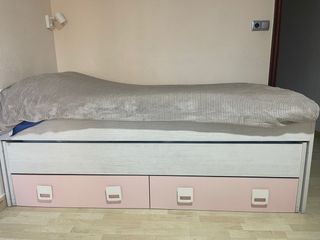 Cama nido juvenil con cajones