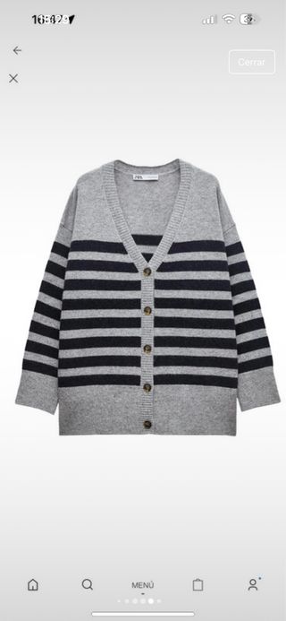 Chaqueta Zara Oversize 100 % Lana Zara