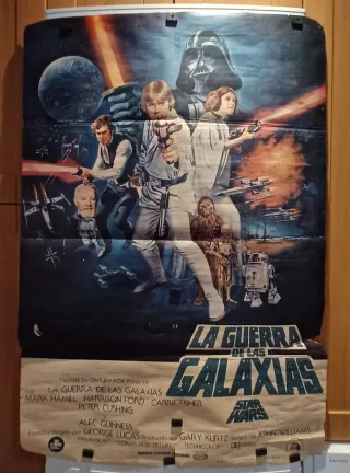 Cartel Star Wars Estreno 1977 Original