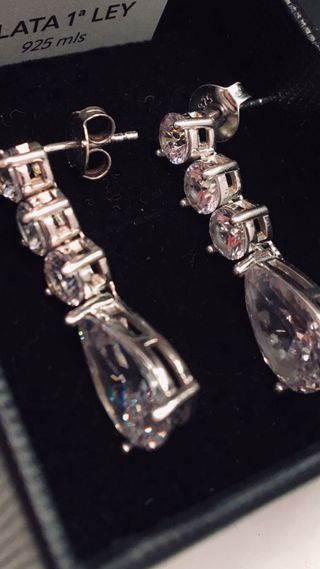 Pendientes Plata 925 Diseño Moderno