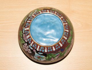 Jardinera macetero chino oriental cloisonné peana