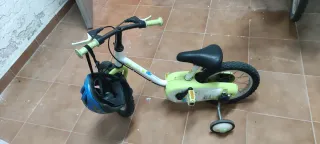 Bicicleta btwin infantil verde