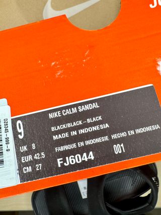 Nike Calm Sandal nere EU 42.5 unisex