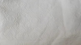 Copriletto Corredo Inizio '900 Cotone Bianco