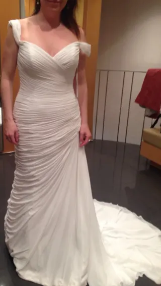 Vestido de Novia Pronovias Modelo Bena Blanco