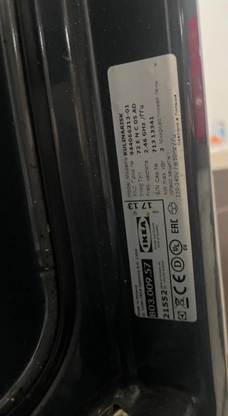 Horno Microondas Ikea