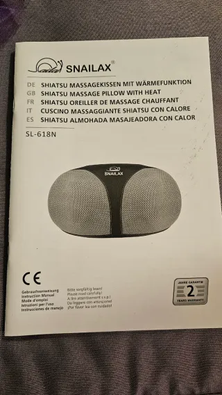 Almofada Massagem Shiatsu c/ Calor - NOVA