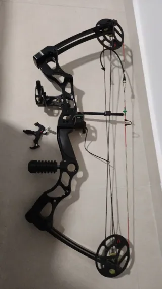 Arco de poleas con flechas