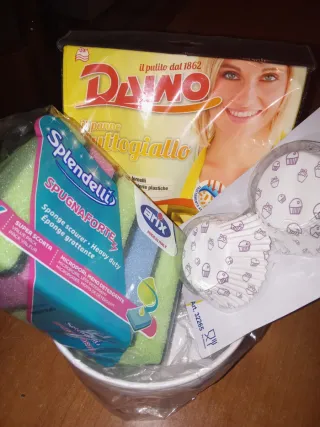 Set casa Daino spugne e pirottini