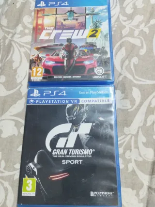 Juegos PS4: The Crew 2 y Gran Turismo Sport
