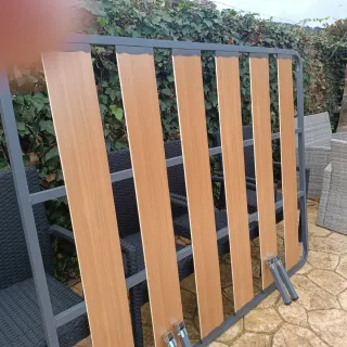 Somier 150cm Metal y Madera.
