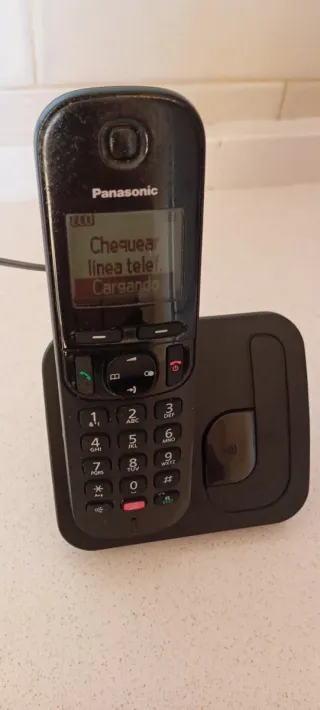 Teléfono Panasonic Negro