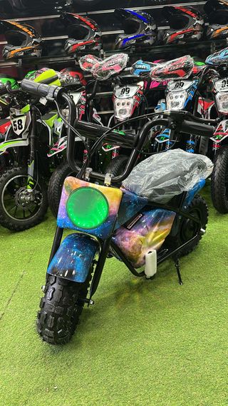 Mini moto eléctrica 350w con luces