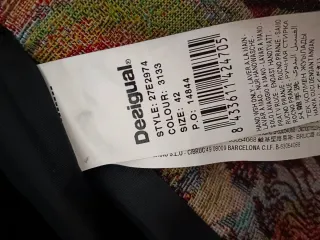 Abrigo Desigual Multicolor Talla M