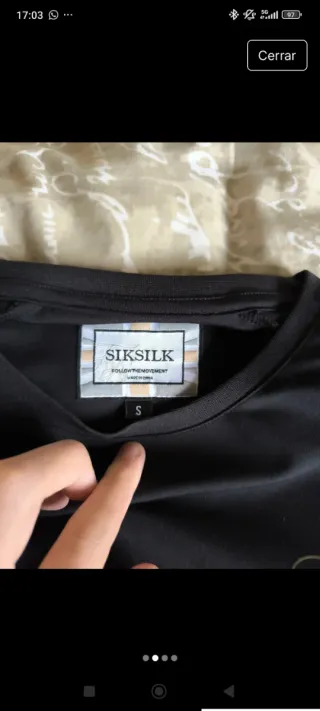 Sudadera Siksilk Negra