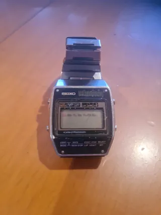 Reloj Seiko Vintage Plata Cronógrafo