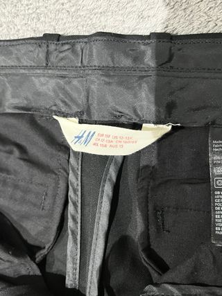 Traje negro niño 3 piezas