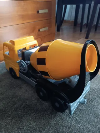 Camión hormigonera infantil amarillo