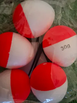 Kit 5 Flotadores Pesca 30g