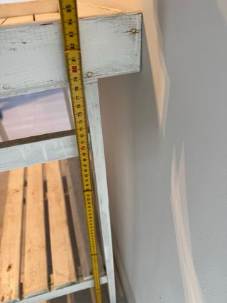 2 Mesa de madera para plantas