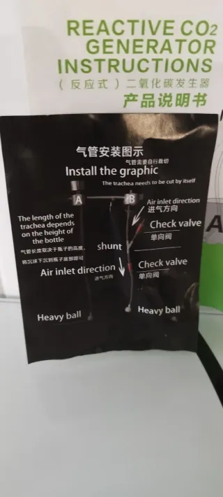 Generador CO2 Reactivo Acuario