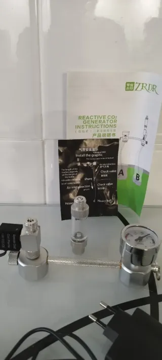 Generador CO2 Reactivo Acuario