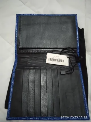 Cartera Uterqüe azul nueva con etiqueta