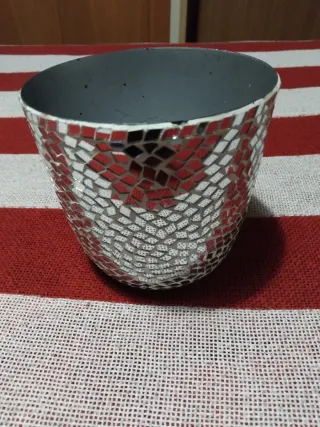 Cubre Macetas Mosaico Cristal 1 €