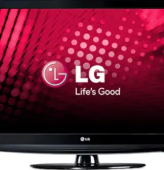 Televisión LG Negra