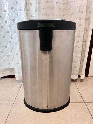 Cubo basura acero inox doble compartimento