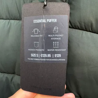 Abrigo acolchado Fabletics verde