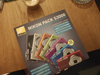 Cámara Nikon Coolpix S3000 Negra