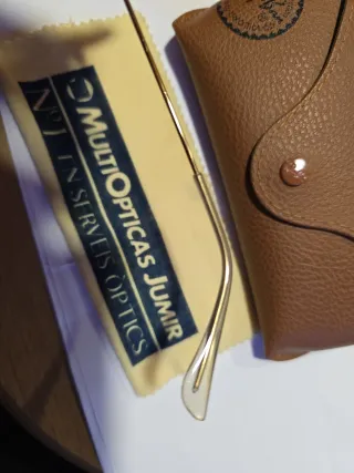 Gafas Ray-Ban Aviator Doradas Verdes Años 60-70