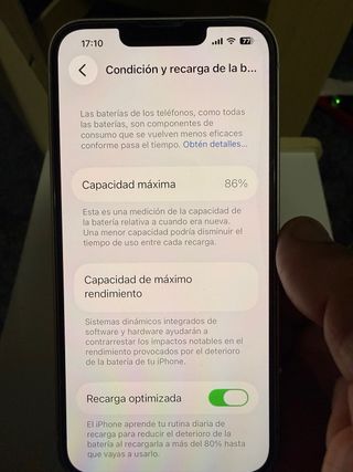 iPhone 13 Rosa 86% Batería