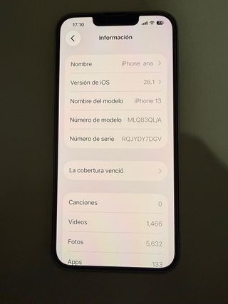 iPhone 13 Rosa 86% Batería