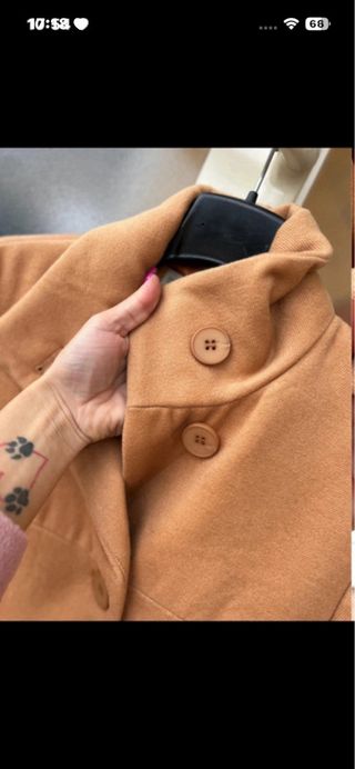 Cappotto donna camel