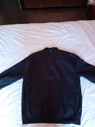 Chaqueta deportiva casual bomber negra talla XL