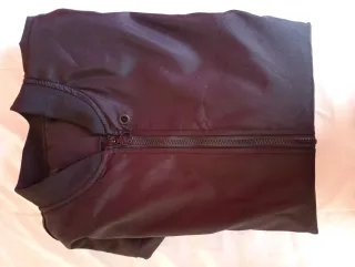 Chaqueta deportiva casual bomber negra talla XL